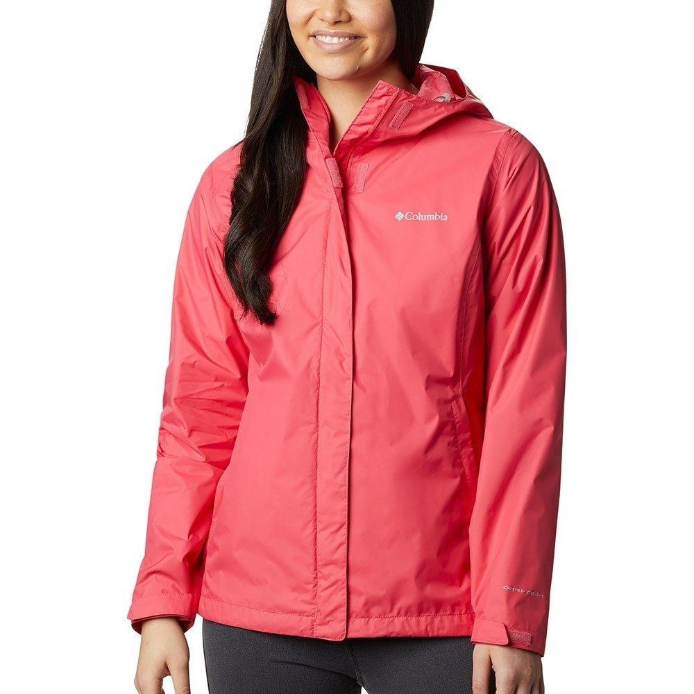 Columbia Women’s Acadia II Waterproof Jacket in Bright Geranium